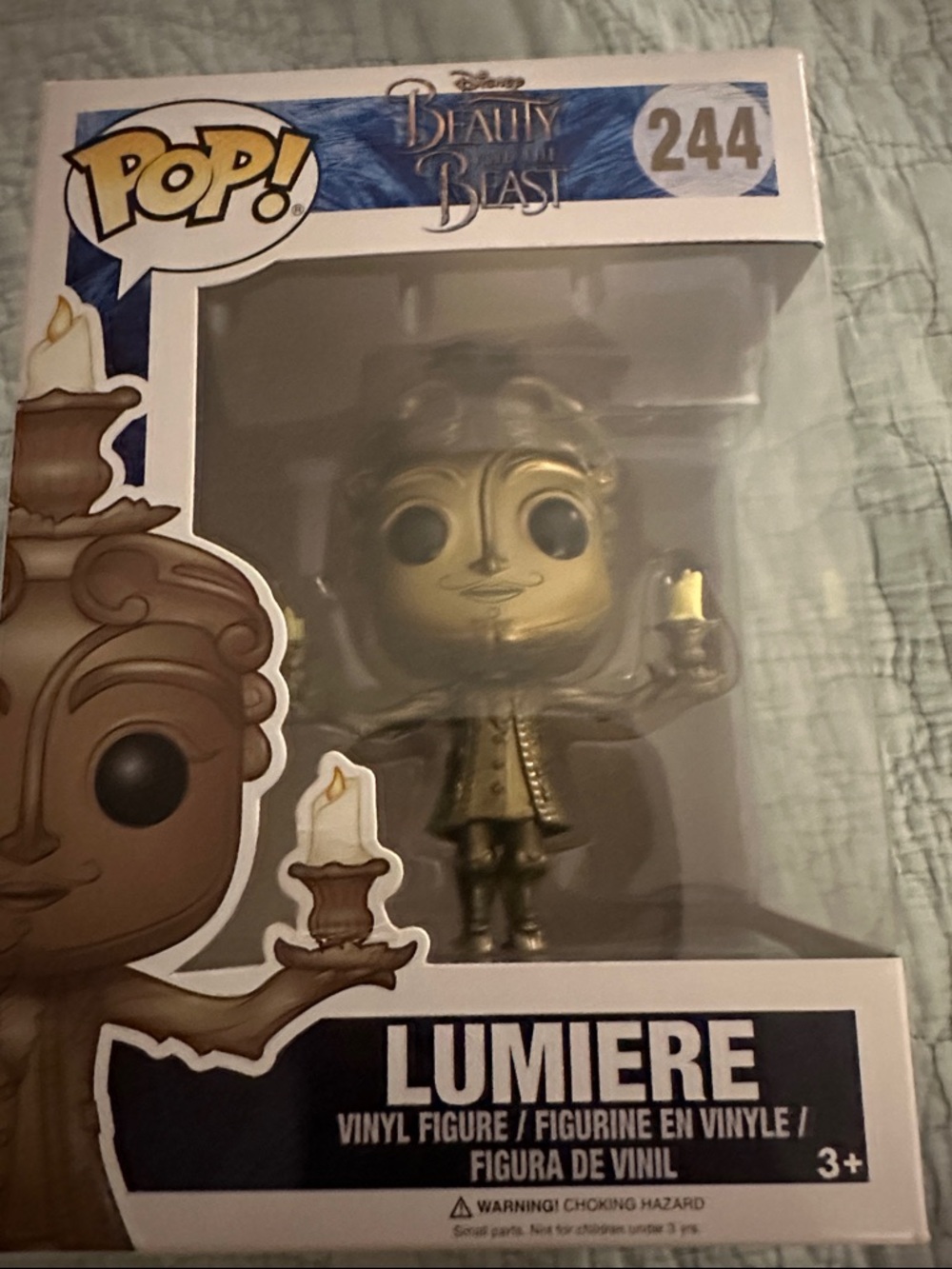 Funko Pop! Lumiere Metallic Gold Vinyl Figure (Gold)